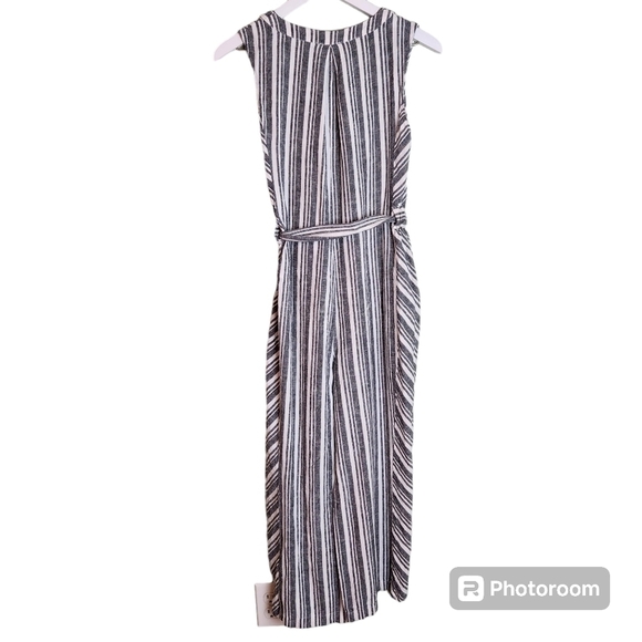 Laundry by Shelli Segal Linen Jumpsuit festival boho beachy vacation - Picture 4 of 10